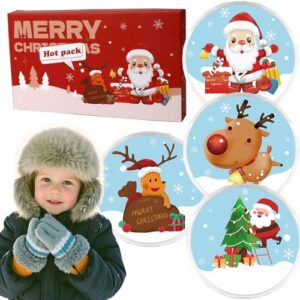 Yungeln 4er Set Taschenwärmer weihnachtliche wiederverwendbar Handwärmer Taschenheizkissen für Winter und Reisen. Praktische und wiederverwendbare Handwärmer für Wärmeknickkissen.