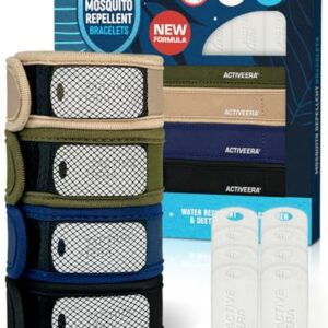 Mückenschutz Armband, umweltfreundlich, bis zu 80 Tage Schutz, DEET frei, Outdoor, Camping