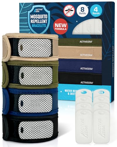 Mückenschutz Armband, umweltfreundlich, bis zu 80 Tage Schutz, DEET frei, Outdoor, Camping