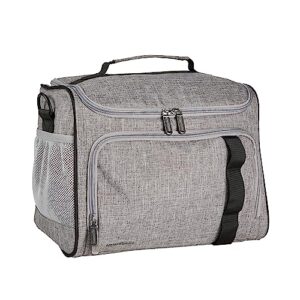 Reusable Insulated Soft Cooler Bag von Amazon Basics mit 50 Can Kapazität und Grau Farbe