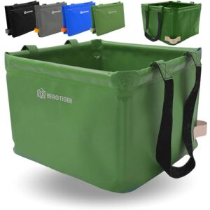 Faltbare Outdoor Spülschüssel und Spülwanne mit EXTRA GRIFF für Camping, ideal für Wanderer und Outdoor-Fans, 26 Liter Fassung