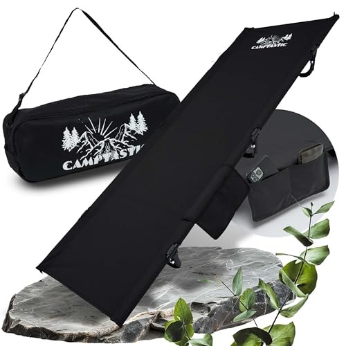 Ergonomisches Campingbett, Ultraleiches Feldbett mit 2,3 kg, komfortables Tragbares Campinglager für Outdoor-Aktivitäten wie Camping, Wandern und Festivals