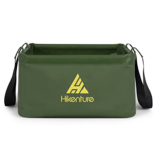 Eine praktische und multifunktionale HIKENTURE Outdoor Faltschüssel für alle Ihre Outdoor-Aktivitäten, wie Camping, Wandern, Angeln oder Grillen. Die Faltschüssel besteht aus robusterem PVC-Plastik und bietet eine Kapazität von 15 Liter.