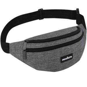 Komfortable Bauchtasche für Herren und Damen, Wasserdichte Gürteltasche oder Hüfttasche für Sport und Outdoor-Aktivitäten wie Joggen, Fahrradfahren, Reisen, Wandern und Hundetraining
