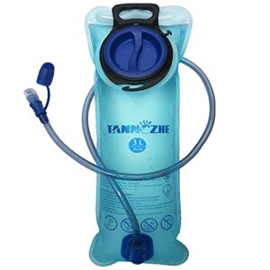 TANNOZHE Trinkblase 3-Liter auslaufsicheres Wasserreservoir, BPA-frei und widerstandsfähig für Outdoor-Aktivitäten wie Wandern, Radfahren oder Laufen
