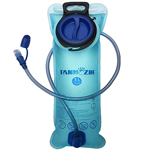 TANNOZHE Trinkblase 3-Liter auslaufsicheres Wasserreservoir, BPA-frei und widerstandsfähig für Outdoor-Aktivitäten wie Wandern, Radfahren oder Laufen