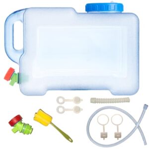 Wasserbehälter mit Hahn, 12 Liter Kunststoff Wasserkanister für Camping und Outdoor-Aktivitäten
