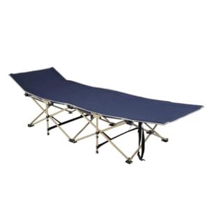 ARATERVIO Campingbett Klappbar XL, 250kg belastbar, faltbares Campingbett mit Seitentasche für Camping Outdoor Garten Strand Reise Gästebett Indoor Outdoor