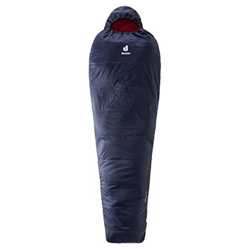 Deuter Dreamlite L Kunstfaser Schlafsack für Sommer-Touren mit hoher Komforttemperatur von 15°C und atmungsaktivem Material
