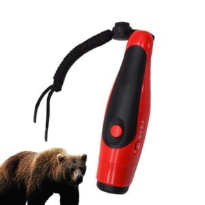 Elektronische Sicherheitspfeife für Bären, 125 dB, ideal für Camping, Wandern und Survival