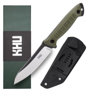 Hochwertiges Outdoor-Messer mit 420HC-Stahlklinge und Nylon-Kunststoffgriff für Camping, Wandern, Jagd und Überleben