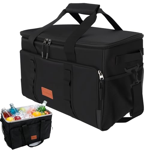Kühltasche Groß 33L - Faltbar und wasserdicht für Camping, Picknick, Strand, Grillen, Einkaufen und Auto