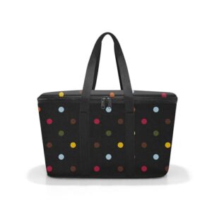 Ergonomische Kühltasche für den Alltag. Reisenthel coolerbag in Dots, kühlt Picknick, Getränke und Snacks lange.