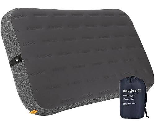 Großes aufblasbares Kissen von TREKOLOGY für Strand und Camping, perfekt für Outdoor-Abenteuer