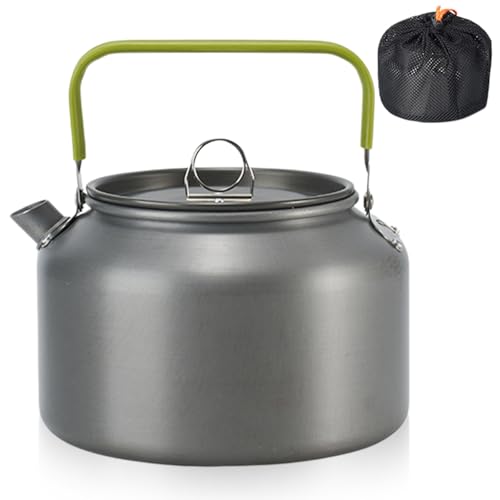 Hochwertiger Aluminium-Wasserkocher für Camping und Outdoor-Aktivitäten, ideal für 3-4 Personen