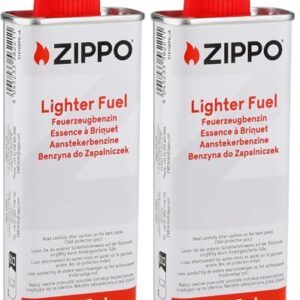 Zippo Feuerzeugbenzin 125ml - Hochwertiges EU-Benzen in weiße Verpackung, ideal für Sturmfeuerzeuge mit sauberer und ergiebiger Flamme