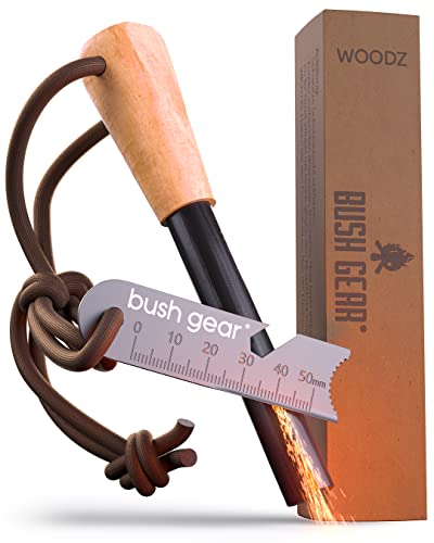 Feuerstahl Outdoor XXL - Survival Feuerstarter für Kinder, bis zu 17.000x zünden, mit verschiedenen Größen und einem multifunktionalen Schaber, ideal für Camping, Bushcraft und Abenteuer