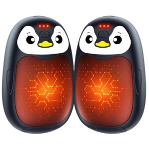 Elektrischer Handwärmer mit 8000mAh-Akku und Dreistufige Temperaturregelung, komfortables Dual-Core-Design für sanfte Wärme.