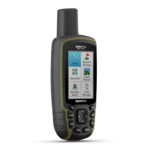 Das Garmin GPSMAP 65s, ein leistungsstarkes und robustes GPS-Handgerät für die Navigation in der freien Natur mit vorinstallierter europäischer Topographie-Karte und integriertem Kompass.