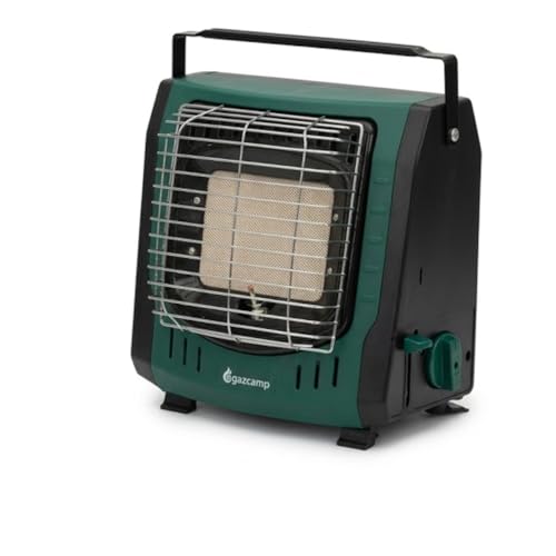 Tragbare Gasheizung für Camping und Innennutzung, Keramikbrenner mit Piezozündung, 2,2 kW, für MSF-1a 227 g Kartuschen