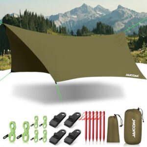 Wasserdichte Camping-Zeltplane von JAICOM, 3,6 x 2,9 Meter Ultraleicht, Anti-UV-Schutz