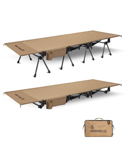 Tragbares Campingbett mit klappbarem Design und robustem Aluminiumrahmen für Outdoor-Abenteuer
