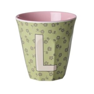 Kinderbecher aus Melamin mit Blumenmuster, 250 ml Fassungsvermögen, bruchsicher und BPA-frei, ideal für Kinder oder auf Campingausflügen