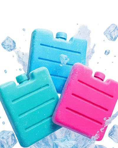 12 x Mini Kühlakkus von ToCi - Bunte Kühlelemente für Brotdosen, Lunchboxen und Kühltaschen - Wiederverwendbare Kühlpads aus BPA-freiem Kunststoff