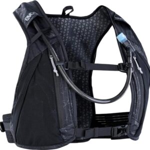 Trinkrucksack für sportliche Aktivitäten, 1,5-Liter-Trinkblase, schwarzer Trinkbeutel, Bequemlichkeit und Bewegungsfreiheit auf holprigen Trails