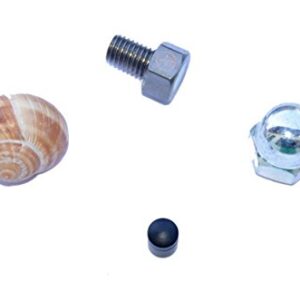 4-teiliges Geocache-Versteck-Set mit Hutmutter, Weinbergschnecke und magnetischen Schrauben für ein erfolgreiches Caching-Spiel