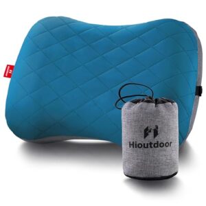 Ergonomisches Reisekissen für Camping mit abziehbarem Kissenbezug, Luftkissen und Strandkissen für unbeschwerte Ruhe im Freien - Bequemes Schlafkissen für eine entspannte Haltung