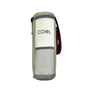 Kühltasche für Flaschen, hellgrüne Kühltasche mit verstellbarem Schulterriemen, ideal für unterwegs und Outdoor-Aktivitäten