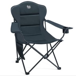 Campingstuhl Faltbar 180KG Rückenverstellbar in 3 Positionen von TIMBER RIDGE - Robuster Stuhl für Camping, Garten oder Picknick