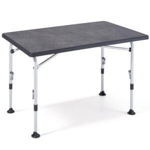 Westfield Outdoors Superb 115 - Ein vielseitiger und praktischer Klapptisch für Camping, Garten oder Balkon mit Höhenverstellung von 63 bis 74 cm