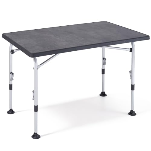 Westfield Outdoors Superb 115 - Ein vielseitiger und praktischer Klapptisch für Camping, Garten oder Balkon mit Höhenverstellung von 63 bis 74 cm